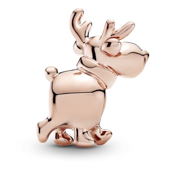 Pandora Accessories - NWT 14 K rose, gold, reindeer charm Pandora charm